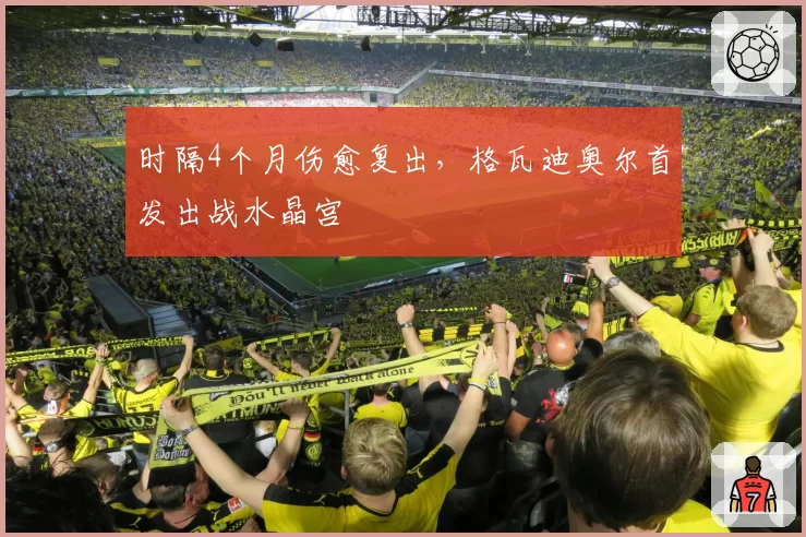 时隔4个月伤愈复出，格瓦迪奥尔首发出战水晶宫